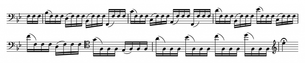Sixteenth note passage from my mvt. 1 cadenza